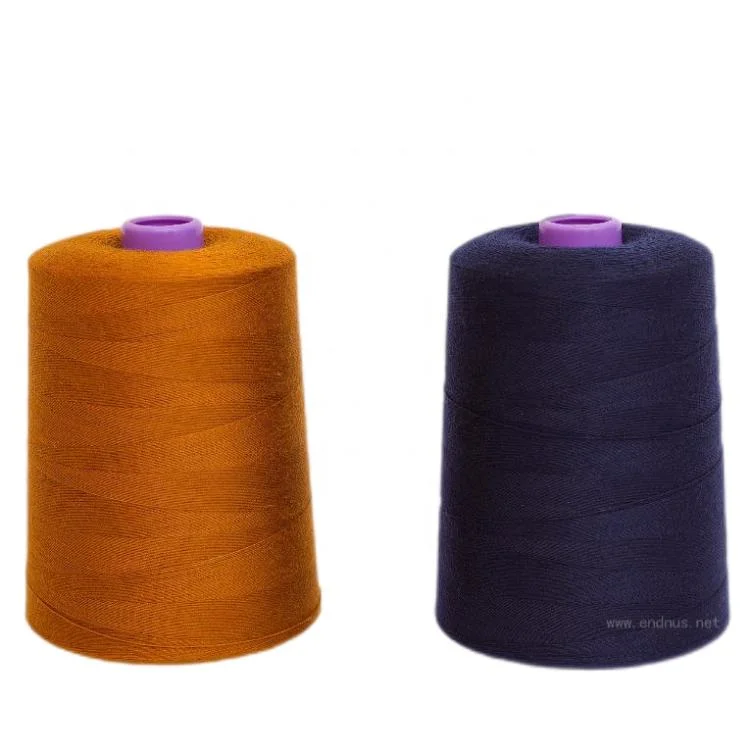 Factroy Hot Sell 40/2 202 28/1 502 603 Polyester Thread Dyed Thread Spun Thread Sewing Thread Textile Thread Accept Customized Color Yarn